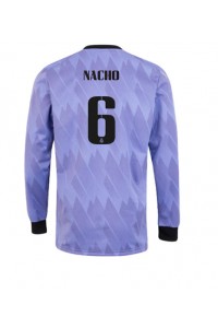 Fotbalové Dres Real Madrid Nacho #6 Venkovní Oblečení 2022-23 Dlouhý Rukáv